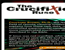 Tablet Screenshot of crucifixionruse.com